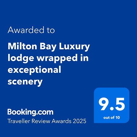 Milton Bay Luxury Lodge Wrapped In Exceptional Scenery Morenish Bagian luar foto
