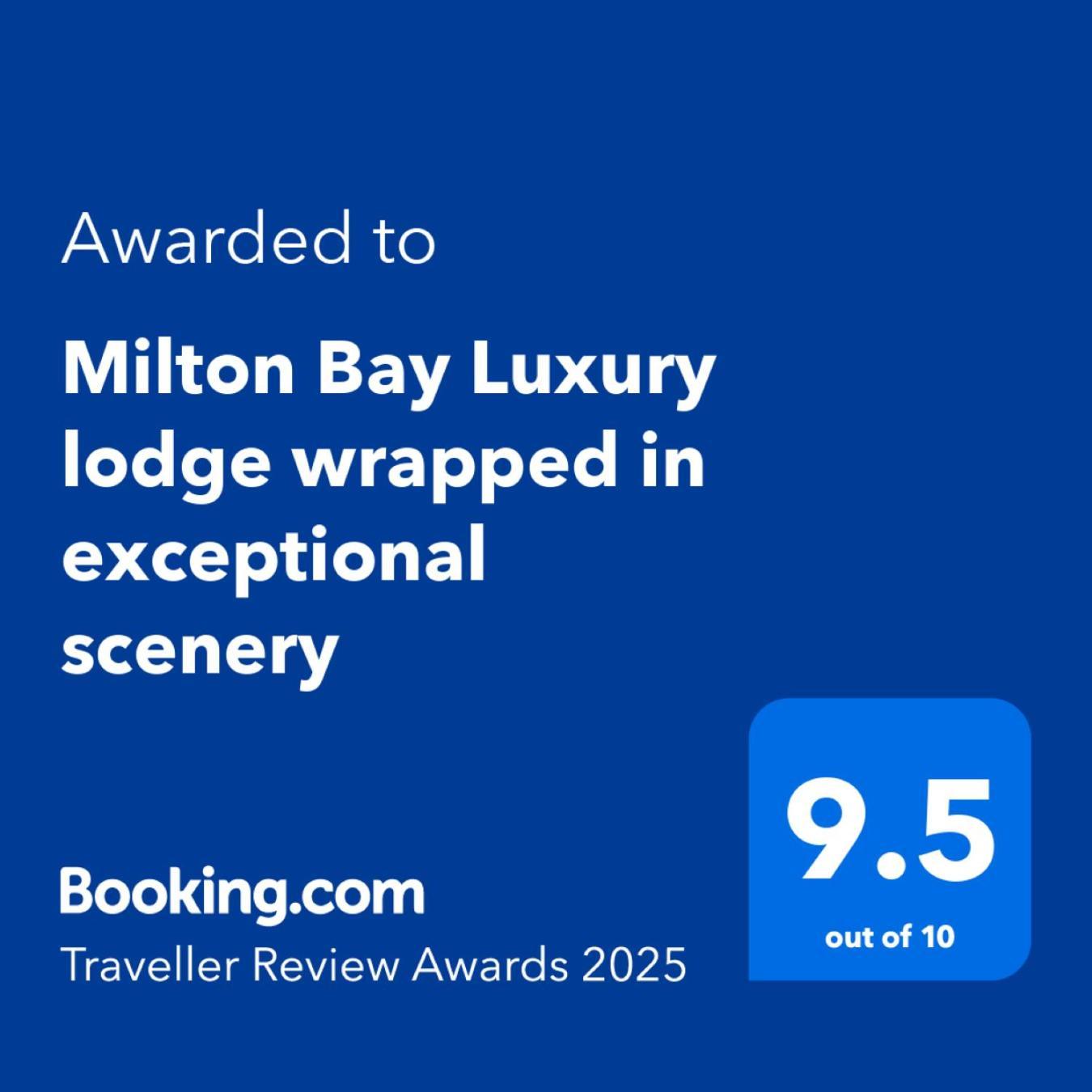 Milton Bay Luxury Lodge Wrapped In Exceptional Scenery Morenish Bagian luar foto